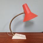 Vintage Gelede Metalen Bureaulamp, Jaren 60 thumbnail 21