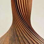 Midcentury Houten Hanglamp Swirl Design Hans Agne Jakobssons thumbnail 6