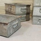 Vintage Philips Industriële Metalen Kisten, P/p/s thumbnail 19