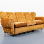 Italian Mid-Century Sofa / 3 Zitsbank / Bank From Arredementi Borsani, 1940’S thumbnail 3