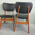 Scandinavische Jaren 50-60 Eetkamerstoelen thumbnail 6