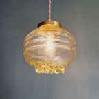 Space Age Gele Transparante Glazen Suspensie (13 Beschikbaar) thumbnail 5