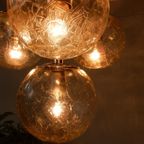 Vintage Lamp Hanglamp Plafondlamp Jaren 70 Bol Glas Doria thumbnail 2