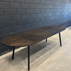 Studio Henk Eettafel New Classic, Gerookt Gebeitst, Plat Ovaal thumbnail 3