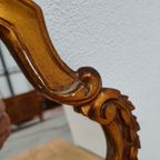 Vintage Hollywood Regency Goudkleurige Barok Rococo Spiegel Kuifspiegel 6 thumbnail 14
