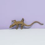 Gouden Bronzen Beeldje Hagedis thumbnail 2