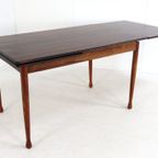 Palissander Rechthoekige Verlengbare Eettafel Vintage thumbnail 13