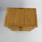 Midcenturymodern Rattan Rotan Bamboo Ladekast thumbnail 8