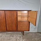 Ernst Dieter Hilker Vintage Jaren 60 Wandmeubel, Highboard thumbnail 9