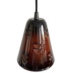 Vintage Hanglamp Metaal Emaille Bruin 1970’s thumbnail 5