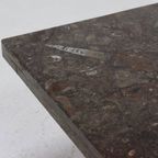Rare Fossil Stone Coffee Table By Metaform 1970S thumbnail 10