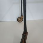 Brocante Metalen Tuin Trolly Serveerwagen Tuintafel Glasplaten thumbnail 12