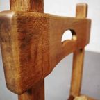 Set Of Six Brutalist, Rustic Dining Chairs thumbnail 10