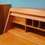 Vintage dyrlund Deense Secretaire Bureau Kast Ladekast thumbnail 7