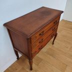 Vintage Queen Ann Ladekastje, Commode Dressoir Ladekast Nachtkastje 110 thumbnail 6