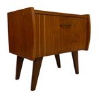 Vintage Nachtkastjes Set Van 2 Teak Fineer Jaren 60 thumbnail 16