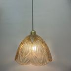 Peil & Putzer Glass Leaf Hanging Lamp , 1970’S thumbnail 3