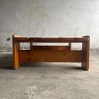 Brutalist Pine Coffee Table thumbnail 8