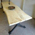 Prachtige Grote Boomstam Tafel 260 Cm thumbnail 8