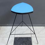 Blue Formica High Plant Table 1960S thumbnail 5