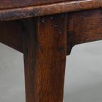 Antieke Franse Eikenhouten Uitschuifbare Xxl Eettafel Uit Eind 18e/ Begin 19e Eeuw thumbnail 15
