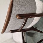 4 Vintage Stoelen Scandinavisch Teakhouten Stoelen Eetkamer thumbnail 14