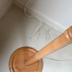 Vintage Houten Vloerlamp Van Gb Solbackens Svarveri Uit Zweden thumbnail 7