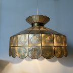 Vintage Mother Of Pearl Hanging Lamp 1970S thumbnail 31