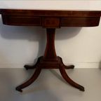 Regency Opvouwbaar Mahonie Kaarttafel / Sidetable thumbnail 4