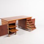 Monumental Danish Modern Executive Desk, 1950’S thumbnail 5