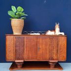 Vintage Dressoir, Art Deco Style, Wandkast, Sideboard, Kast thumbnail 18