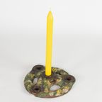 Kees Van Valderen - (1916-1990) - De Beemd Schijndel - Kandelaar - Terra Cotta - 1E Kwart 20E Eeu thumbnail 2
