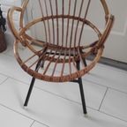 Vintage Rotan Kinderstoel Rohe Noordwolde thumbnail 2