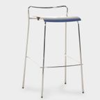 Design Barkruk Piiroinen Chip, (Designed By: Antti Kotilainen) Blauw, 4-Poot Onderstel thumbnail 2