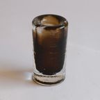 Cola Colored Vintage Glass Vase By Schott Zwiesel, Germany 1970S thumbnail 2