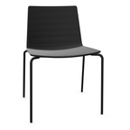 Andreu World Flex Chair Aluminium Zwart thumbnail 2