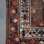 Oud Oosters Vloerkleed Met Prachtige Kleuren En Een Mooie Vintage Uitstraling 155x112 Cm thumbnail 4