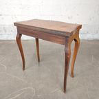 Antieke Opvouwbare Speeltafel / Schaaktafel thumbnail 13