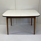 J`60 Uitschuif Tafel Formica Hout Eettafel thumbnail 3