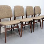 Set Van 4 Vintage Stoelen Milaan Louis Van Teeffelen thumbnail 12