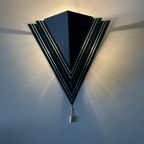 Vintage Driehoekige Wandlamp - Zwart -memphis Stijl 4x thumbnail 9