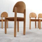 Set Of Six Chairs Solid Beechwood By Rainer Daumiller For Hirtshals, 1970S thumbnail 7