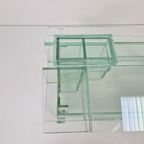 Vintage Glazen Designobject Modernist Modelhuis Uniek Glas thumbnail 7