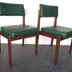 2X Teakhouten Stoelen Scandinavisch ( Set ) thumbnail 5