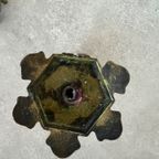 Vintage Koperen Kerk Kandelaars (2 Stuks) thumbnail 5