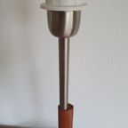 Design - Tafellampen - Kastlampen - Bedlampen - Rvs En Teak. thumbnail 7