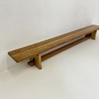 Vintage Wooden School Bench , 1970’S thumbnail 5