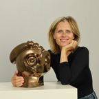 Ceramic Head By Roy Terbeek, 1994 thumbnail 3