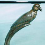 Bonzen Salontafel, Peacock. Hollywood Regency Tafel. Vintage thumbnail 5