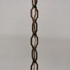 Antieke Vintage Franse Messing Lantaarnlamp Hanglamp Lamp 06 thumbnail 8